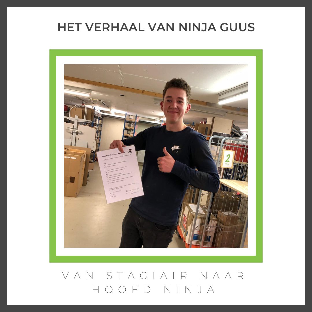Het Verhaal van Ninja Guus - Van Stagiair naar Hoofd Ninja