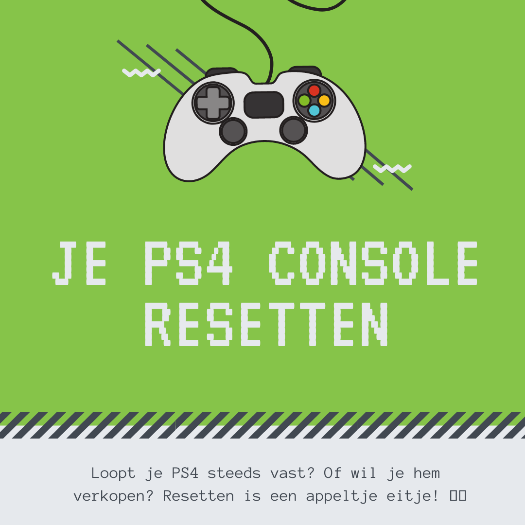 Hoe kan ik mijn PS4 console resetten?