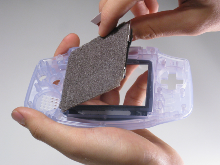 Gameboy Advance Shell Vervangen - LCD Scherm