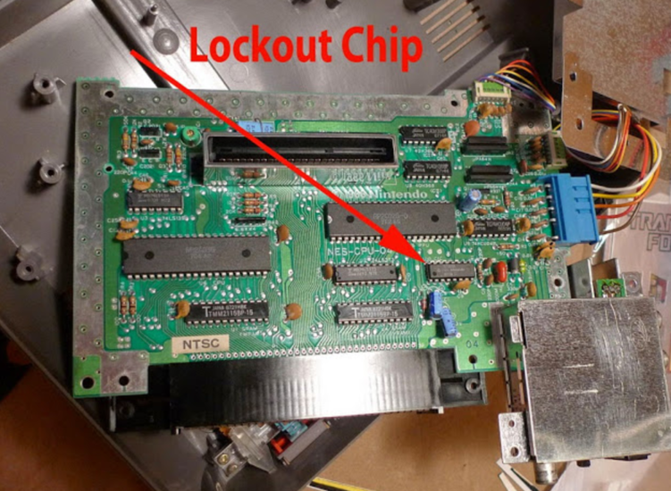 NES Regio Vrij - Lockout Chip