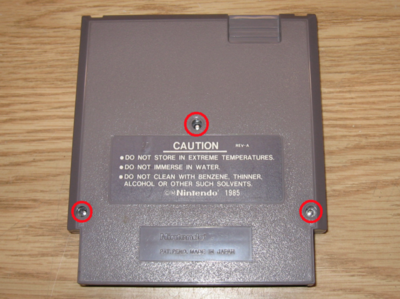 NES Games Schoonmaken - Gamebit verwijderen