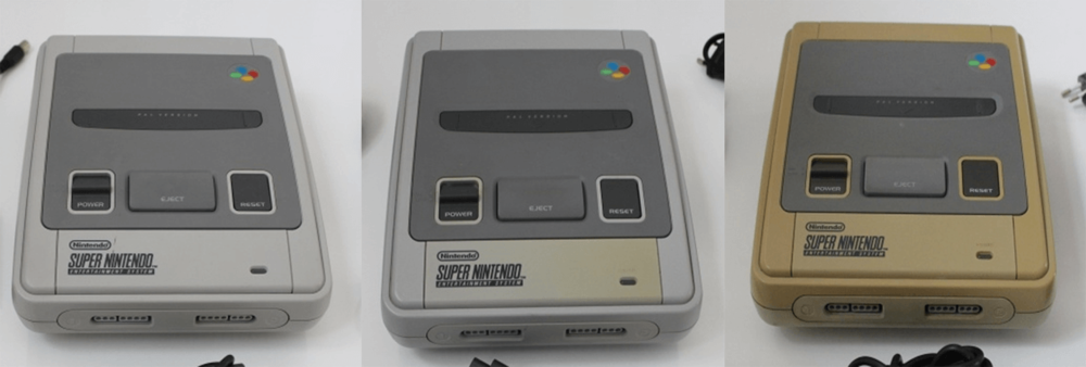 Voorbeeld Super Nintendo Consoles