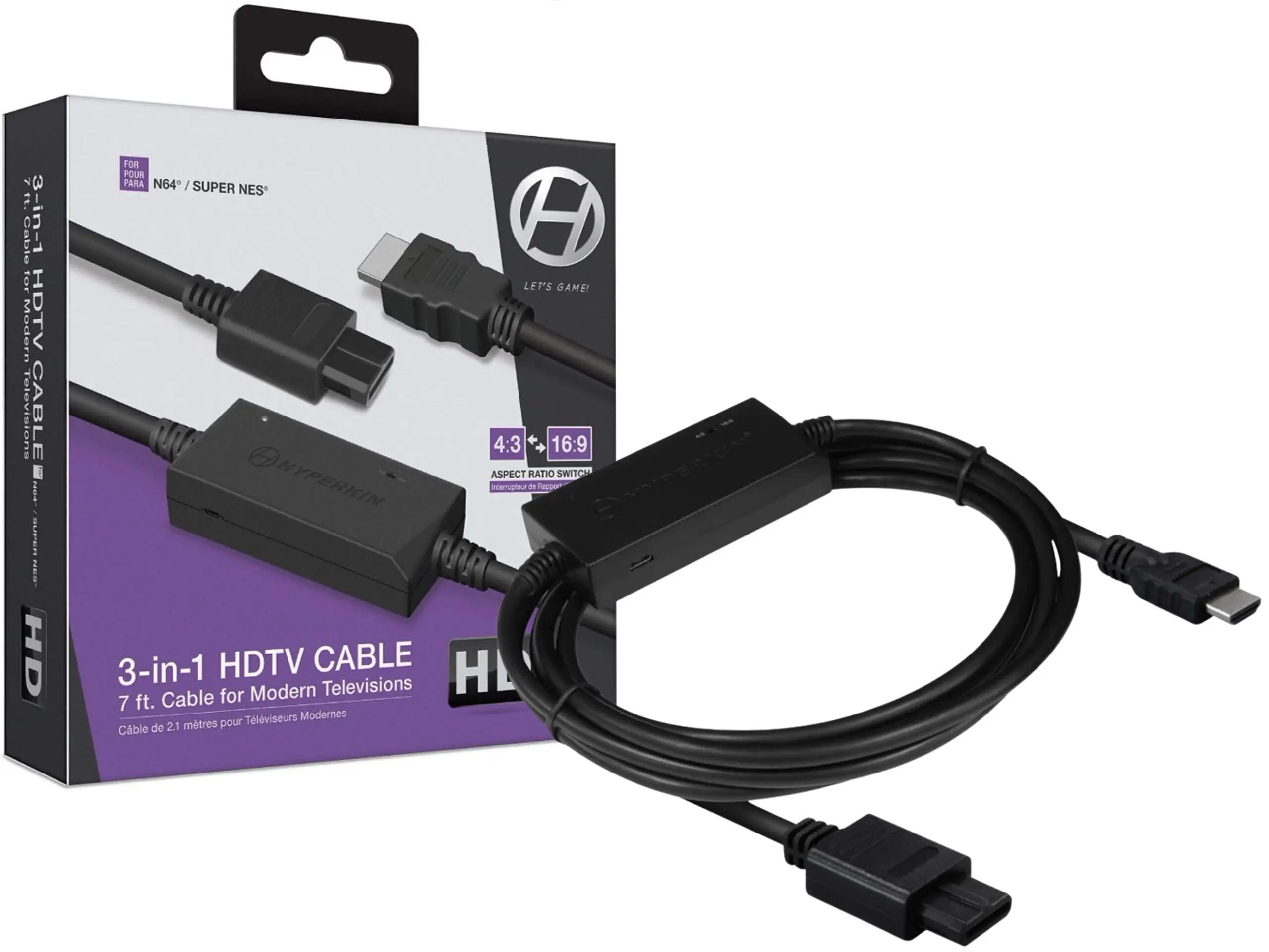 HDTV HDMI Kabel voor SNES en N64