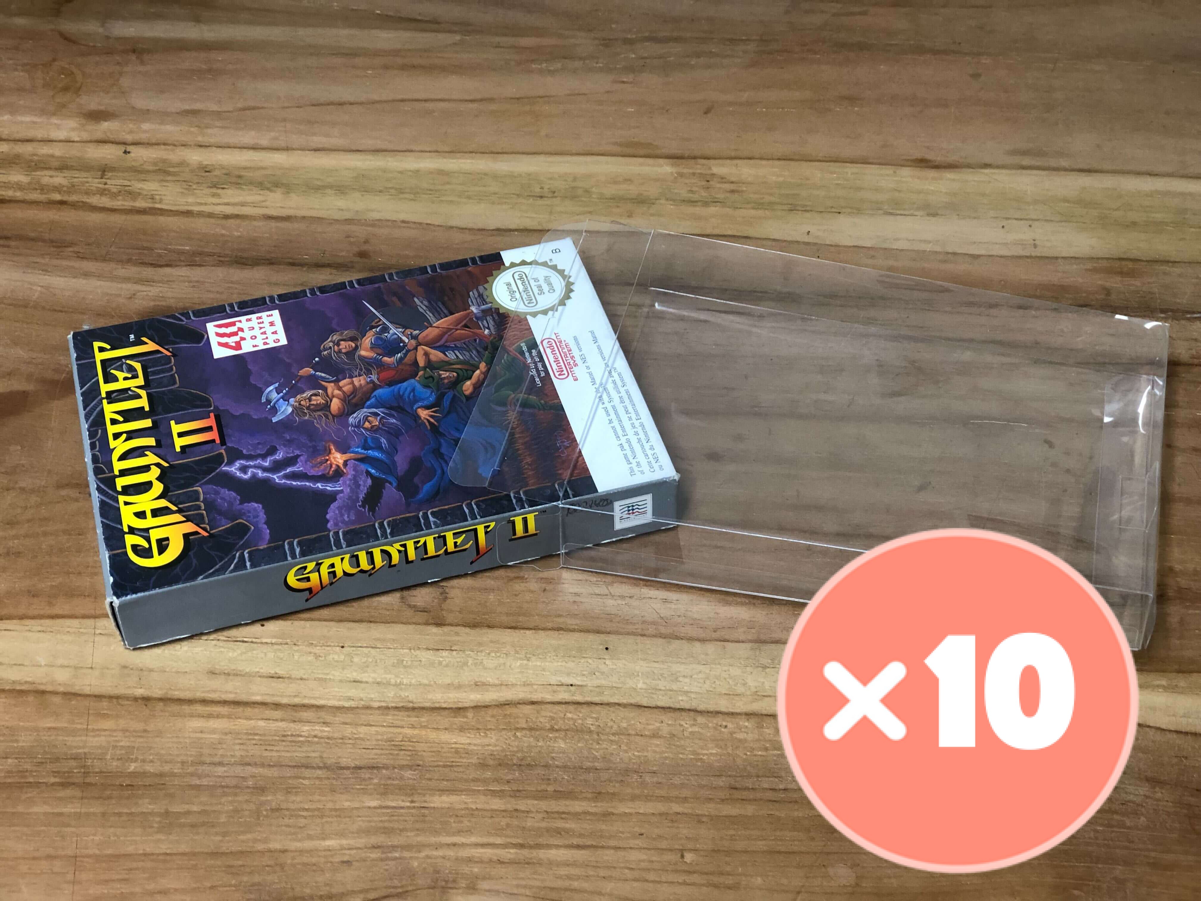 10x Nintendo NES Box Protector