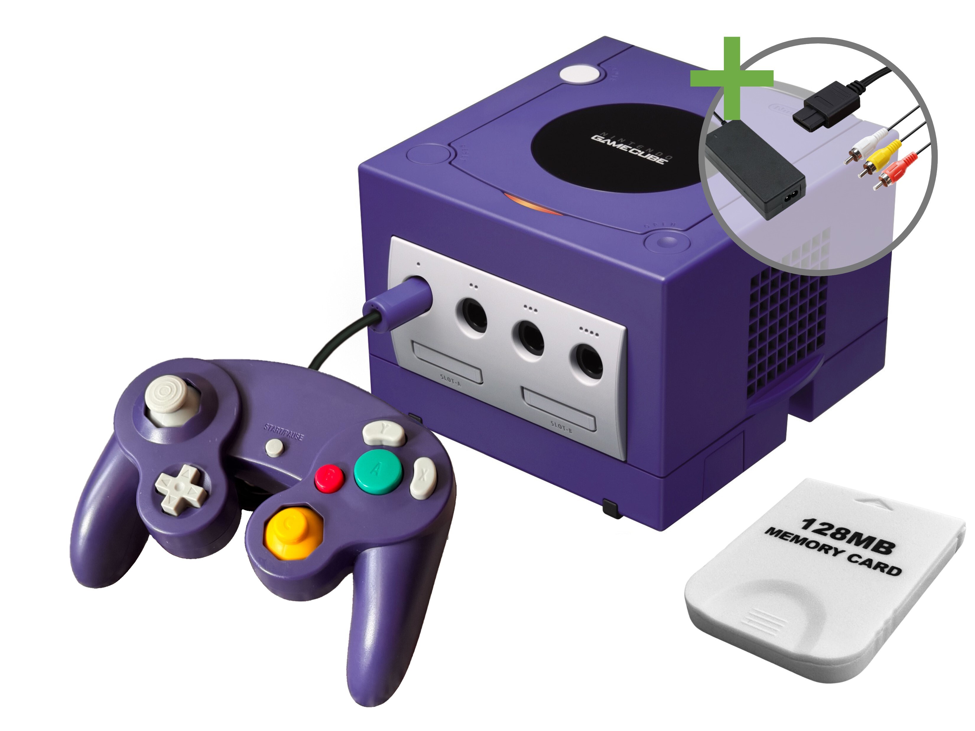 Nintendo Gamecube Starter Pack - Value Purple Edition