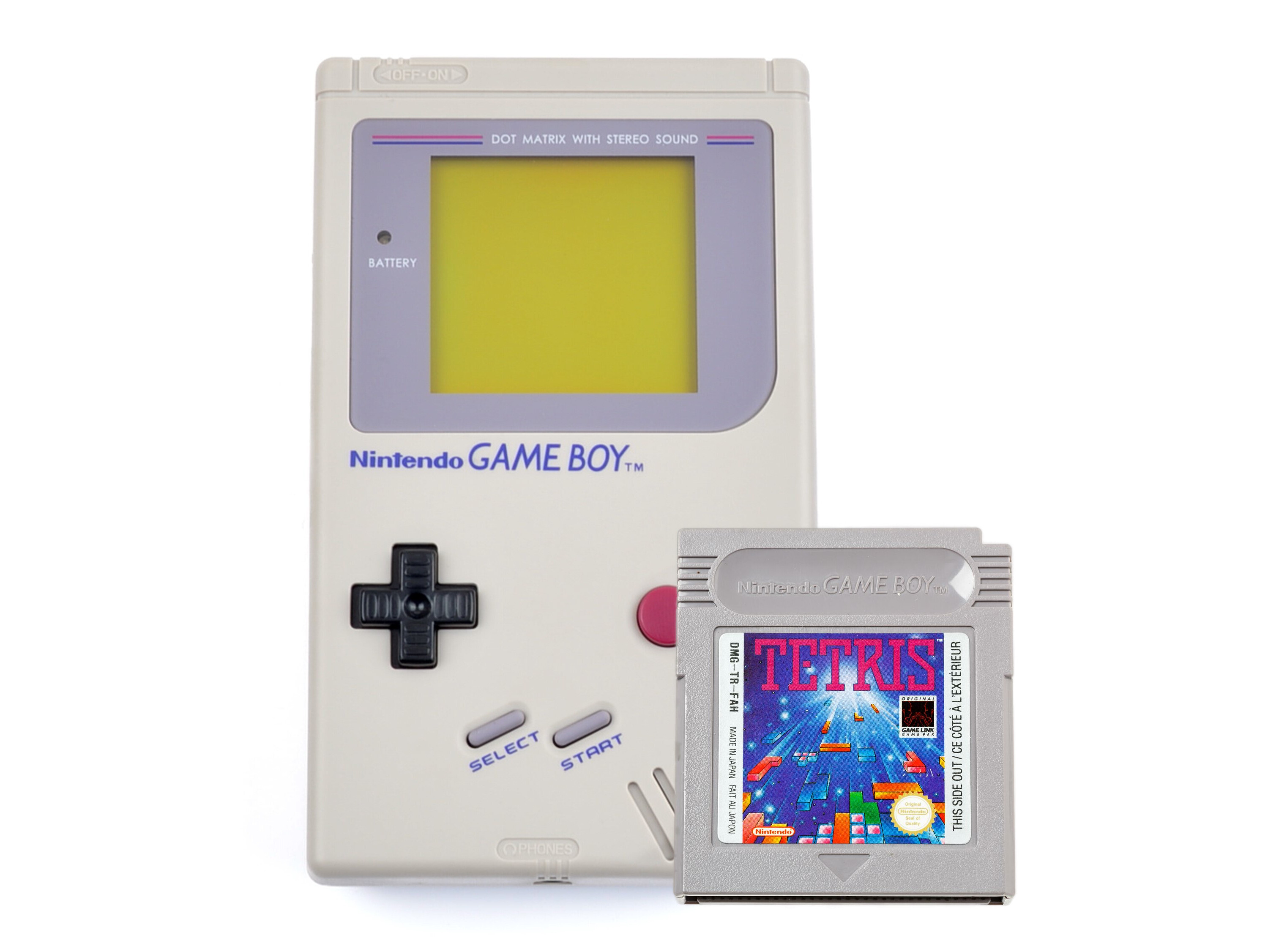 Gameboy Classic Original Grey Tetris Starter Pack