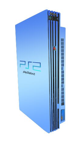 Playstation 2 Console Phat - Aqua Blue