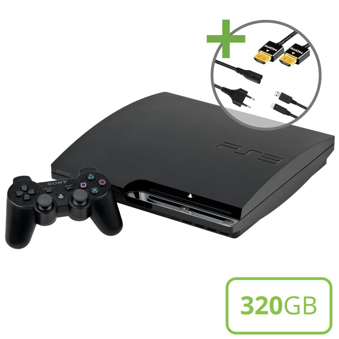 Sony PlayStation 3 Slim (320GB) Starter Pack - DualShock Edition