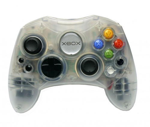 Originele Xbox Classic S Controller - Crystal