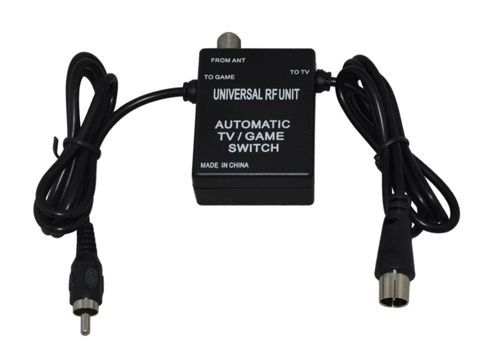 Universal 3-in-1 RF-Switch voor Sega Master System