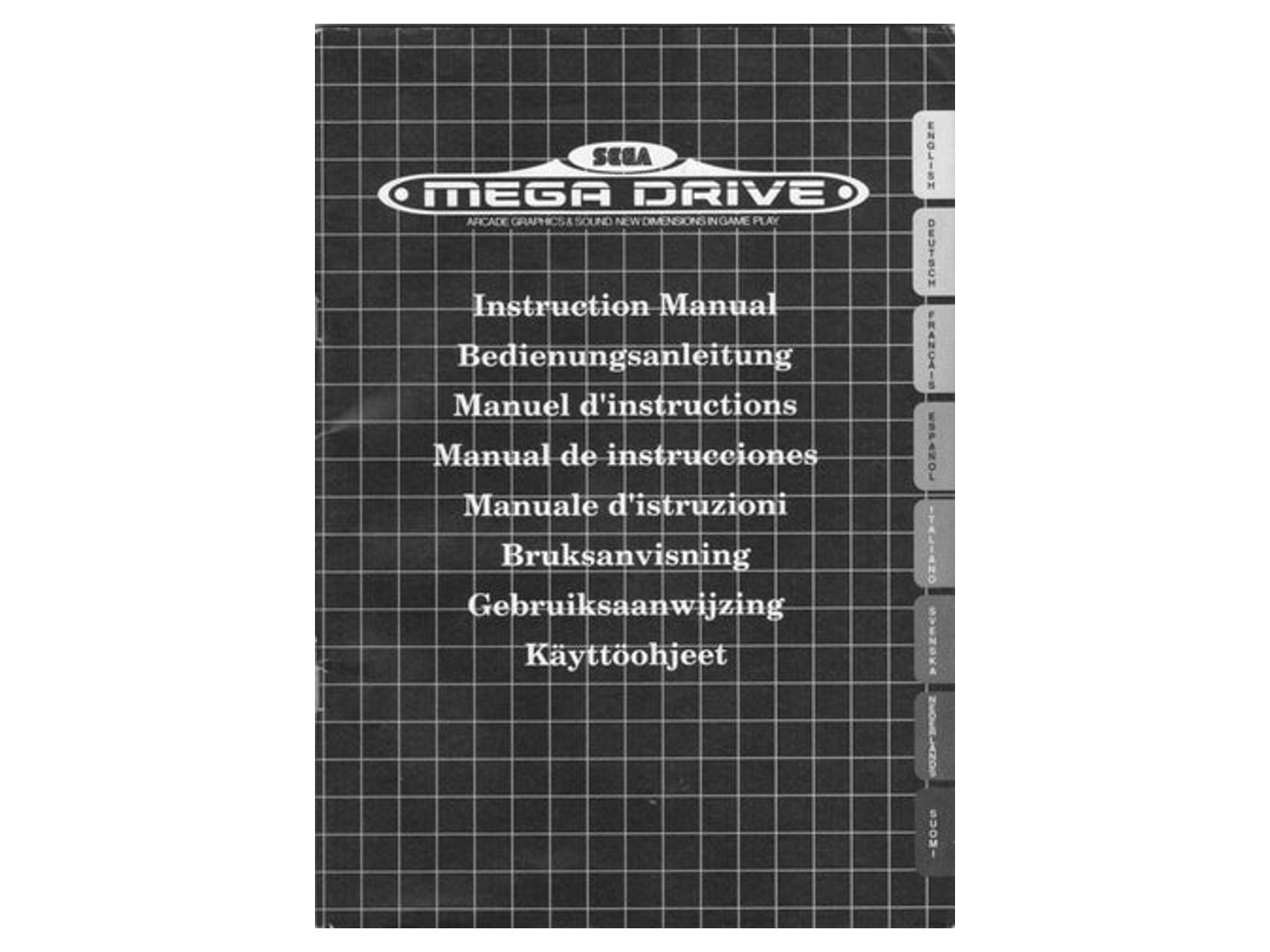 Sega Mega Drive I Instruction Manual